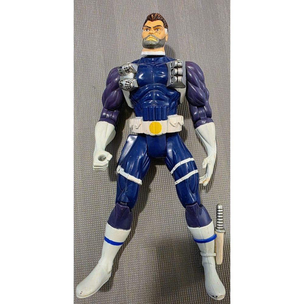 Nick Fury 1995 Marvel Toy Biz Spider- Man Animated Series 5" Action Figure